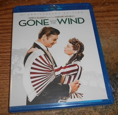 GONE WITH THE WIND 1939 75TH ANNIVERSARY EDITION BLU-RAY 4-DISC SET/NEW/SEALED! - Image 1 of 2