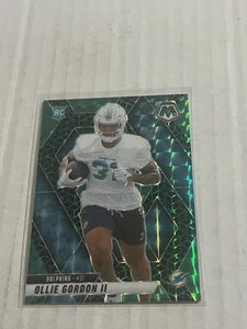 2025 Panini Mosaic FOTL Ollie Gordon II RC Rookie Green Spectris Prizm /13 SSP - Bild 1 von 2