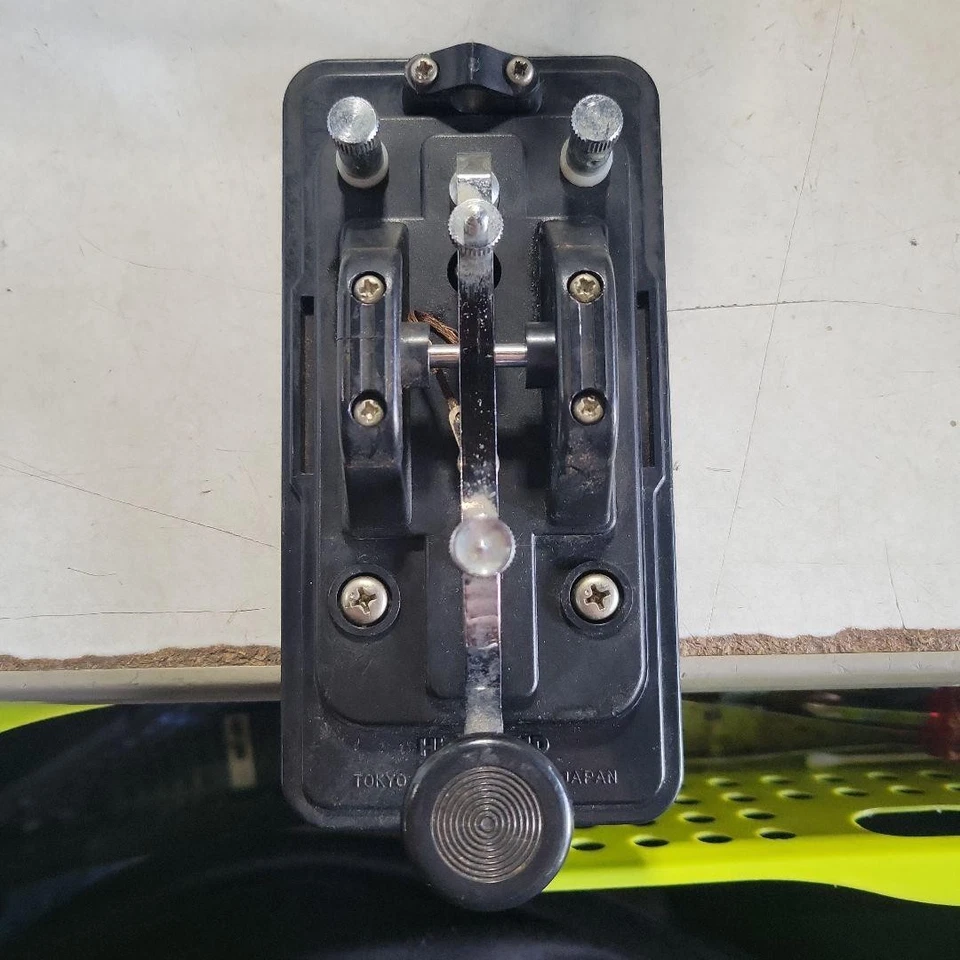 Hi Mound HK-708 Morse Code Key Telegraph Key Vintage Japan Collectible D973 - Image 1 of 4