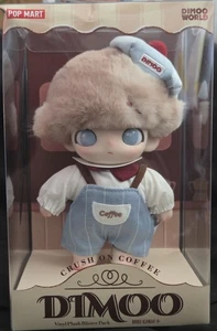 PopMart Dimoo Crush on Coffee Series Vinyl Plush Keychain Blister Pack - Picture 1 of 4