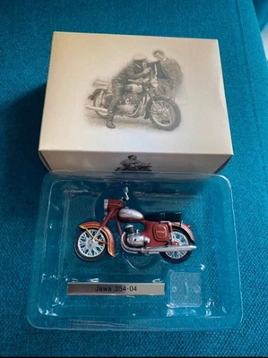 Jawa 354 Motorrad 1:24  Modellmotorrad Neu mit OVP mit Folie  - Bild 1 von 3