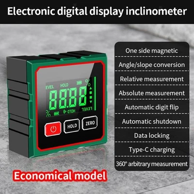 Digital Angle Gauge Measuring Tool Practical Digital Angle Finder Level for - Image 1 of 4