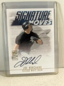 2003 Topps Traded & Rookies Signature Moves Joe Borchard #SMA-JB Auto - Picture 1 of 2