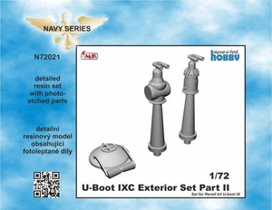 CMK 129-N72021 U-BOOT IX EXTERIOR SET PART II, FOR REVELL KIT 1/72 - Photo 1/1