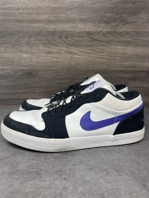Zapatos Air Jordan 1 AJ V.2 para hombre talla 9 negro blanco púrpura 584794-006 Foto 1 de 4