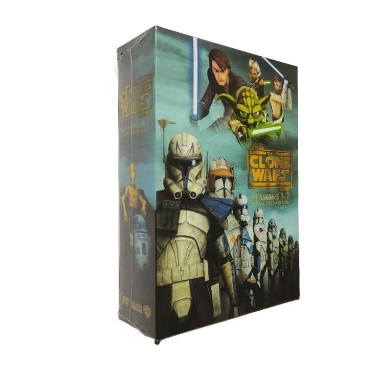 Star Wars: Clone Wars Complete Series Seasons 1-7 Collector’s Edition DVD Set - Bild 1 von 1