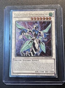 Yu-Gi-Oh! Glasflügel Synchrodrache CROS Ultimate Rare Near Mint - Bild 1 von 8