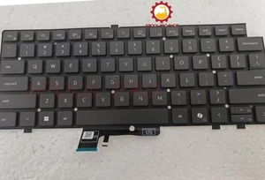 For Dell Latitude 7340 7440 7640 0H3DHT US Backlit Keyboard - Afbeelding 1 van 2