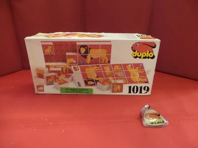 LEGO Duplo Basic Set Lion Animal 1019 In 1985 Vintage Rare Retired + Key Chain - Image 1 of 4