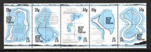 Mapas del siglo XVIII B.I.O.T MNH 1994 SG144-51 - Imagen 1 de 1