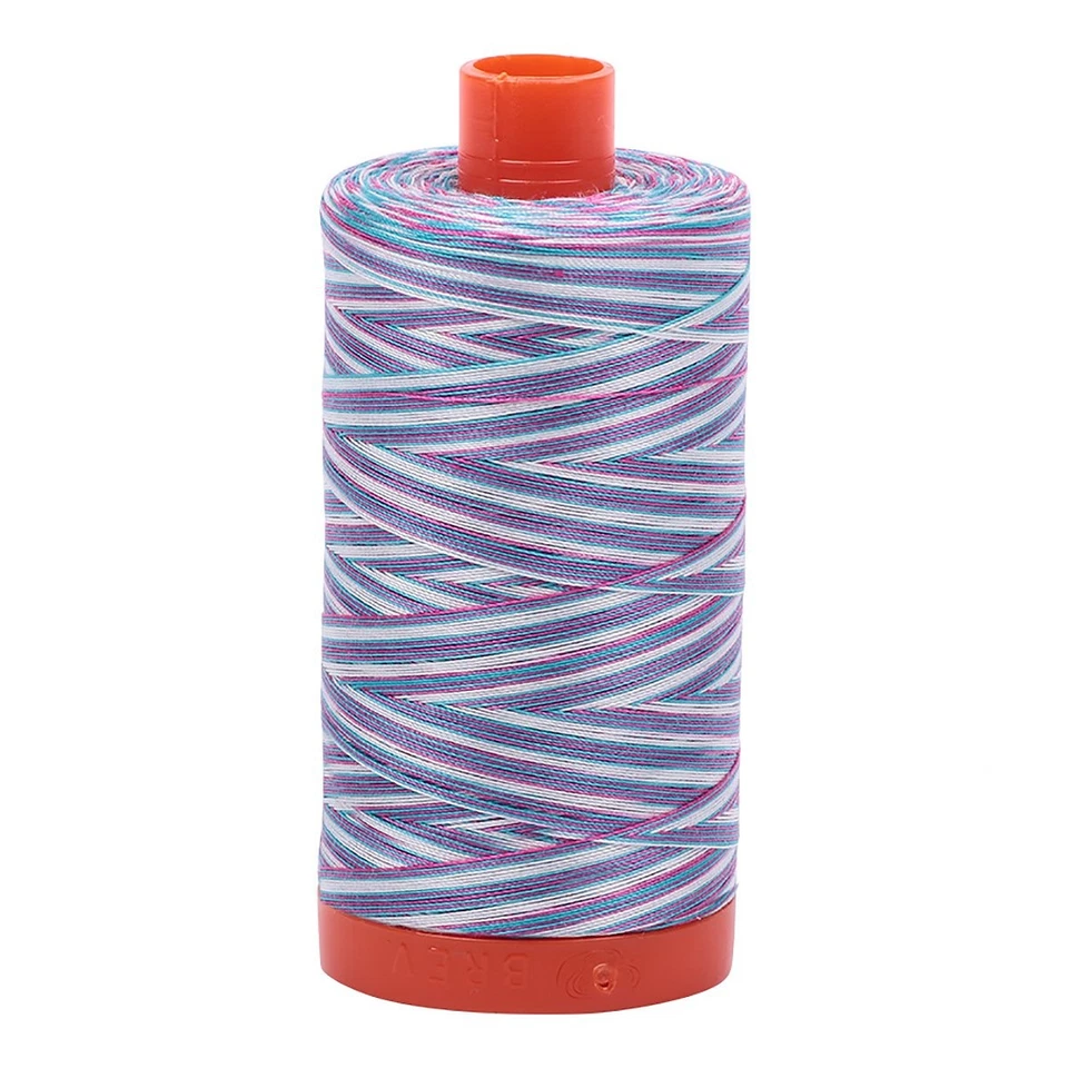Aurifil A1150-4647 50wt 1422yds Variegated Mako Cotton Embroidery Thread - Image 1 of 1