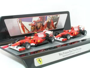 Hot Wheels 1/43 Ferrari F10 2010 Bahrain GP 1-2 Finish Alonso / Massa 2-Car Set - Picture 1 of 3