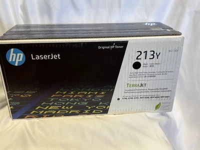 HP 213Y Black Original LaserJet Toner Cartridge , W2130Y 18,000 pages NIB - Image 1 of 4