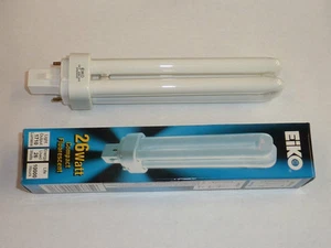 EIKO QT-26/35 QUAD TUBE LEUCHTSTOFFLAMPE GLÜHBIRNE 26W 3500K SOCKEL G24D-3 - Bild 1 von 7