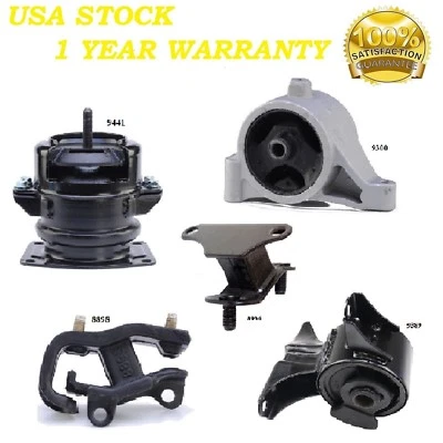 Montaje de motor y transmisión 5 piezas para Honda Pilot 2003-2004 3,5 L 4x4 Foto 1 de 4