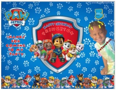 Paquete de 24 piezas de fiesta 12 bolsas para astillas 12 etiquetas tipo sol Capri personalizadas Paw Patrol Foto 1 de 4