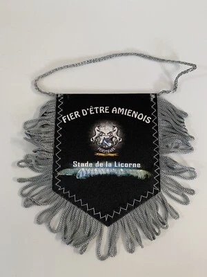 Amiens SC ASC stade de la licorne fanion vintage foot football pennant - Photo 1/2