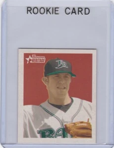 Tarjeta de novato Evan Longoria 2006 Bowman Heritage versión mini béisbol RAYS GIANTS - Imagen 1 de 2