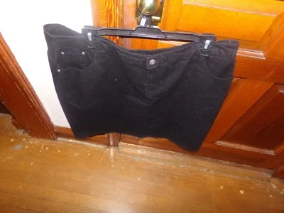 1 MUJER NEGRO JACLYN SMITH NUEVO CON ETIQUETAS 22W CORTO Foto 1 de 4