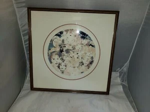 Used Faces print Framed By Artist James - Imagen 1 de 4