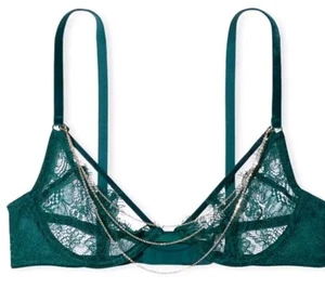 Victoria Secret  XL Very Sexy  Delicate Chain Open Cup Bra  - Picture 1 of 11