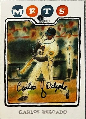 2021 Topps x Spotlight 70  Andy Friedman Carlos Delgado  #10 Parallel #11/70 - Image 1 of 3