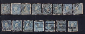 US 1915 FRANKLIN 20c PERF 11 LOT FOR CANCELS SHADES PRE-CANCELS - Picture 1 of 1