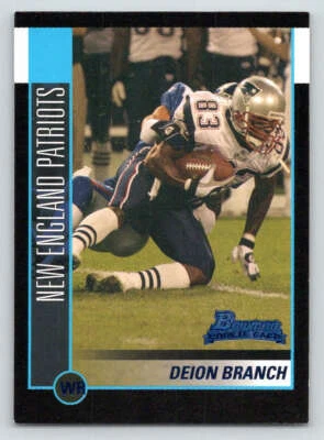 2002 Bowman #263 Deion Branch RC (ref 222448) - Image 1 of 2