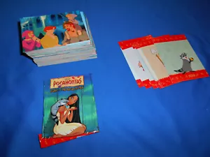 POCAHONTAS KOMPLETT Base SET 90 TRADING CARDS + 12 POP-OUT & WRAPPER DISNEY 1995 - Bild 1 von 3