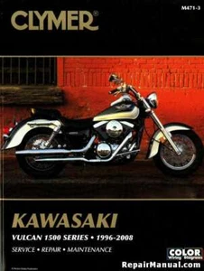 1996-2008 Kawasaki VN1500 Vulcan Clymer Motorcycle Repair Manual : M471-3 - Bild 1 von 1