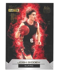 2022 Wild Card Matte National Promo Rising Heat RHN-11 Josh Giddey Red 2/5 - Picture 1 of 1