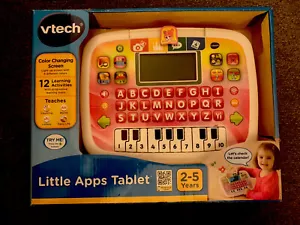 Vtech Little Apps Tablet 2-5 years Color Changing Screen 12 Learning Activity - Picture 1 of 7