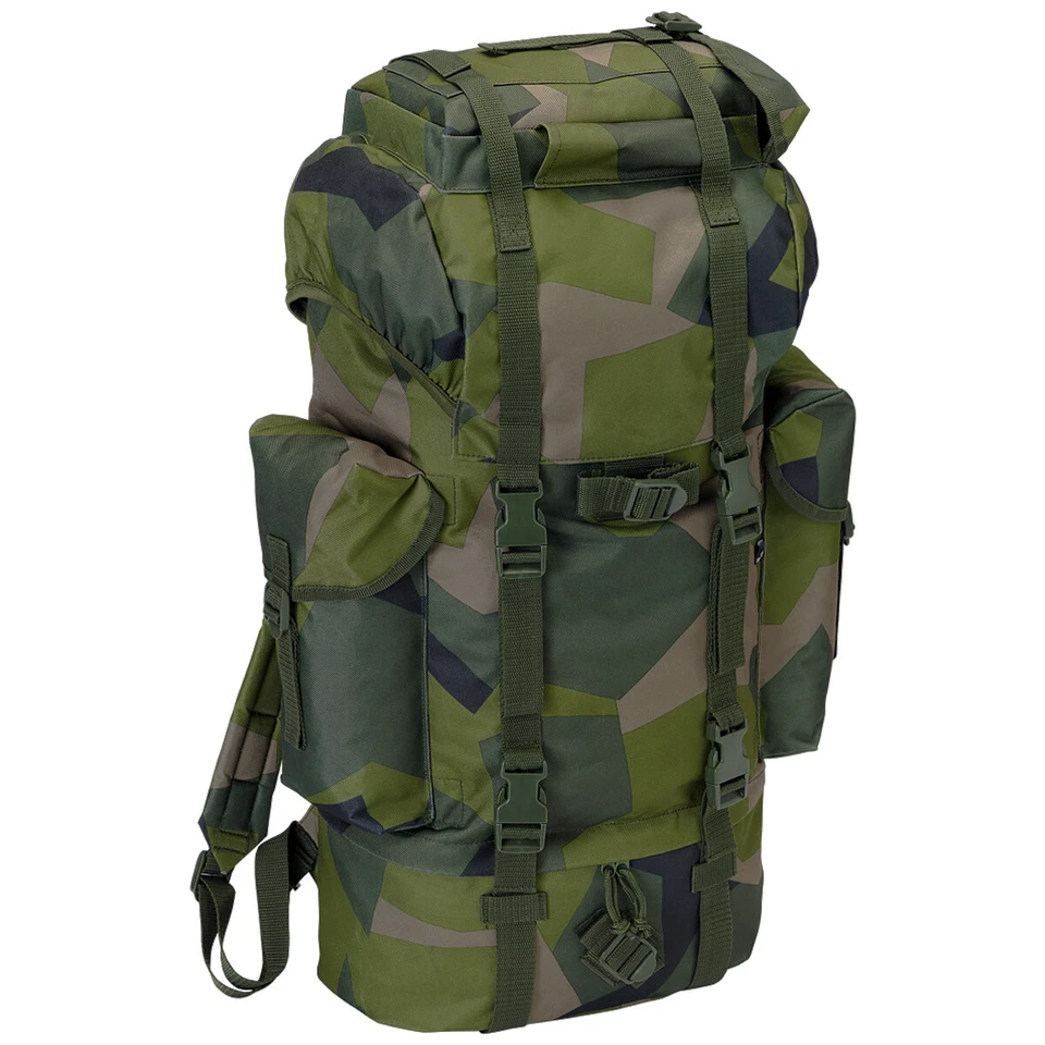 Brandit Kampfrucksack Rucksack Militär Jagd 65L taktisch schwedisch M90 tarnfarben - Bild 1 von 1