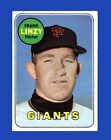 1969 Topps #345 Frank Linzy - presque comme neuf