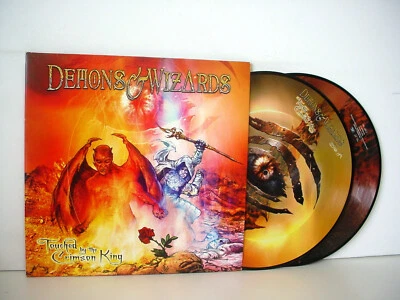 DEMONS & WIZARDS Touched By Crimson PICTURE DISC 2005 Iced Earth Blind Guardian - Image 1 of 4