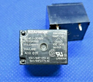 AROMATJS1AEJ-48V SPST 48VDC 10A 6400 OHM 1 FORM A PC MOUNT RELAIS - Bild 1 von 4