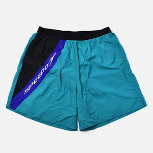 SPEEDO Sportswear Athletic Embroidered Logo Mens Swim Trunks Swimsuit Shorts XL - Picture 1 of 5