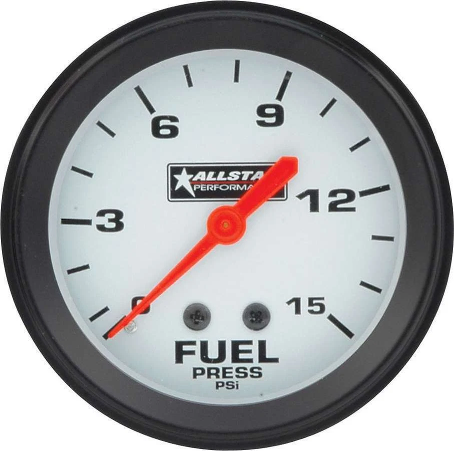 ALLSTAR PERFORMANCE #ALL80098 ALL Fuel Pressure Gauge 0-15PSI 2-5/8in - Image 1 of 1