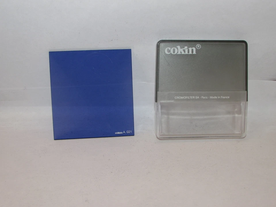 A series Cokin Coef + 1 2/3 Blue (8B) A021 Chromo filter Made in France O40454 - Image 1 of 1