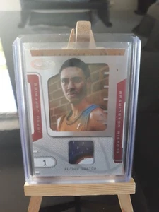 Jared Jeffries Fleer NBA Hoops 2002-03 Hot Prospects Patch x/500 Washington - Bild 1 von 2