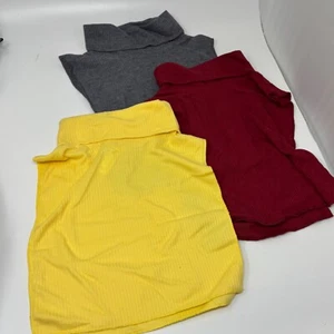 Successories Damen Einheitsgröße Rollkragen Dickies 3er Set gelb rot grau - Bild 1 von 6