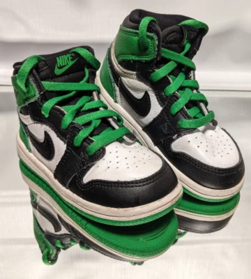 Nike Air Jordan 1 Retro Alto OG TD Verde de la Suerte FD1413-031 Niño Pequeño Talla 7C Foto 1 de 4