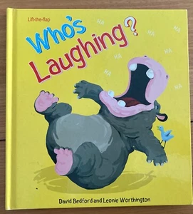 WHO'S LAUGHING? by DAVID BEDFORD & LEONIE WORTHINGTON ~ FLIP THE FLAP H/C~EXC - Picture 1 of 7