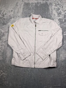 Chaqueta cortavientos Puma X Ferrari para hombre talla grande blanca - Imagen 1 de 9