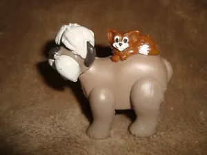 Disney 101 Dalmatians Sheep Dog Colonel & Sergeant Tibbs PVC Figure 2.5" tall - Imagen 1 de 6