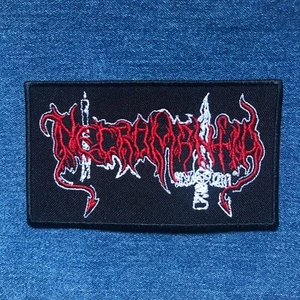 Necromantia embroidered patch Rotting Christ Varathron Samael Mortuary Drape - Picture 1 of 1