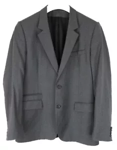 GIVENCHY Blazer Men's (EU) 52 Wool Single Breasted Notch Lapel Melange Pattern - Picture 1 of 13