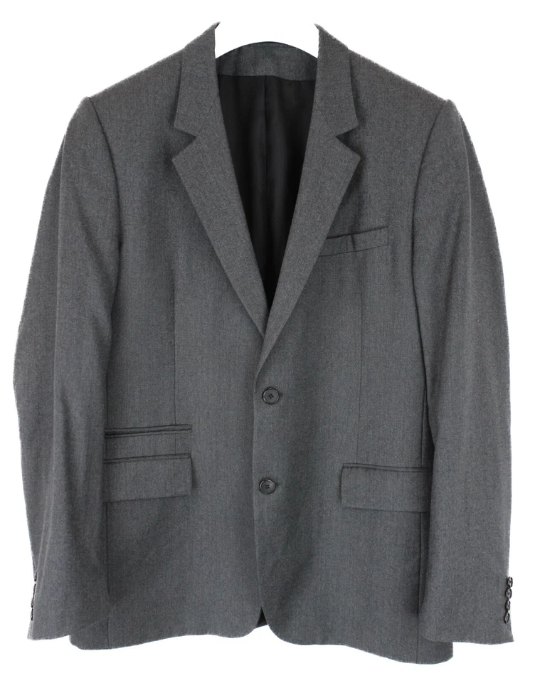 GIVENCHY  Blazer Men's (EU) 52 Wool Single Breasted Notch Lapel Melange Pattern - Image 1 of 4