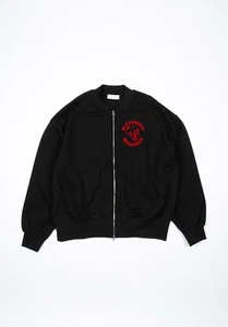 Original New Alexander McQueen Full Zipped Loose Fit Men Black Jumper XL H5213 - Picture 1 of 7