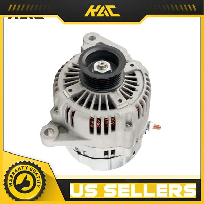 Alternator for Jeep Wrangler TJ 2001-2006 L6 4.0L 12Volt CW 6-Groove Pulley Foto 1 de 4
